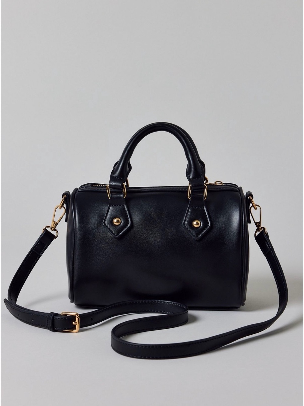 silence + noise Black Bette Crossbody Bowler Bag